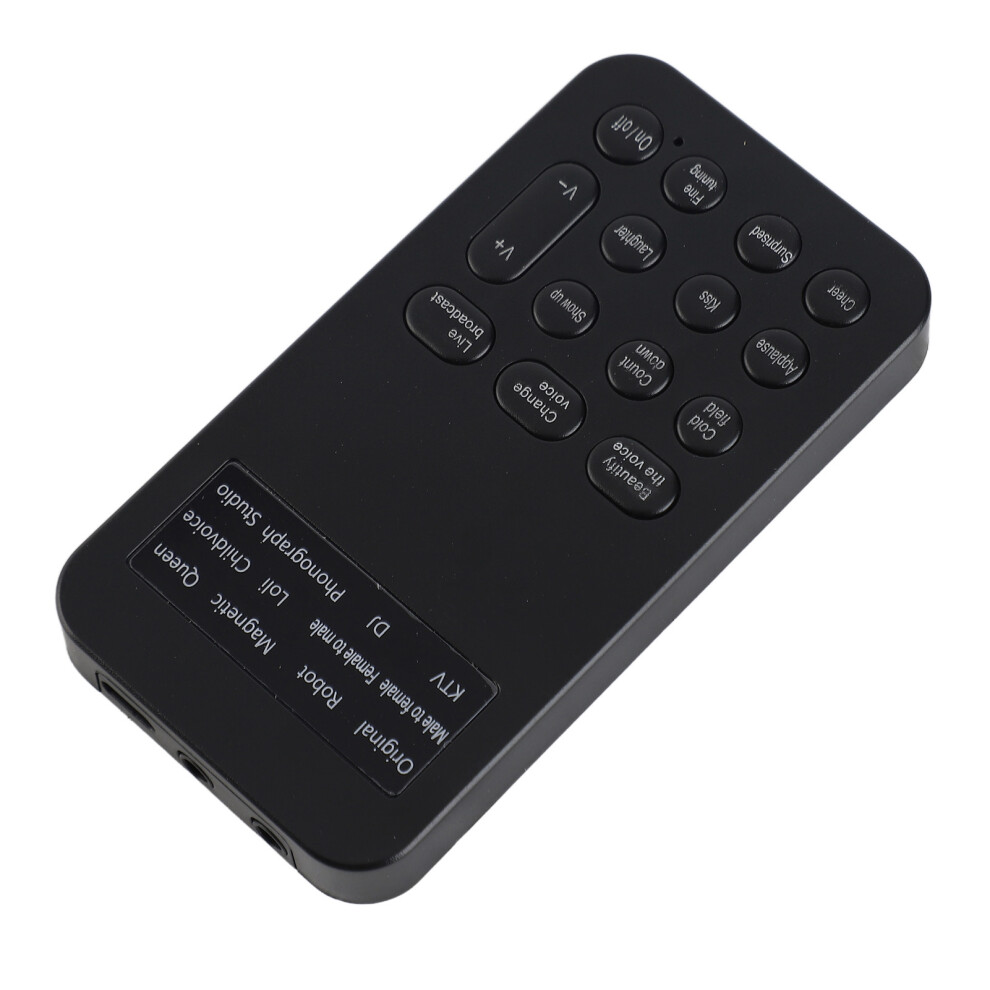 Multifunction Voice Changer With 12 Sounds, Mini Sound Card, 3.5Mm/Usb Tabs 8731332053861