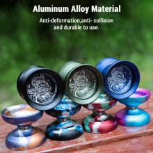Precision Aluminium Yoyo: 10-Ball Bearings Anodized Scratch Resistant