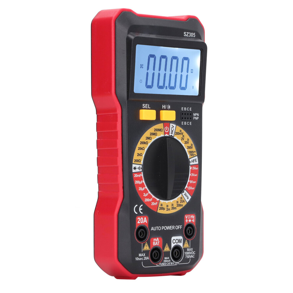 2000 Counts Digital Multimeter Ac Voltage Tester Sz305 Non Contact Multimeter 4981332055417