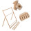 DIY Wooden Hand Weaving Machine Adjustable Bracket 11