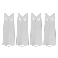 BBQ Oven Heat Shields 4 Pcs Stainless Steel Deflector Plates for Gas Grills
