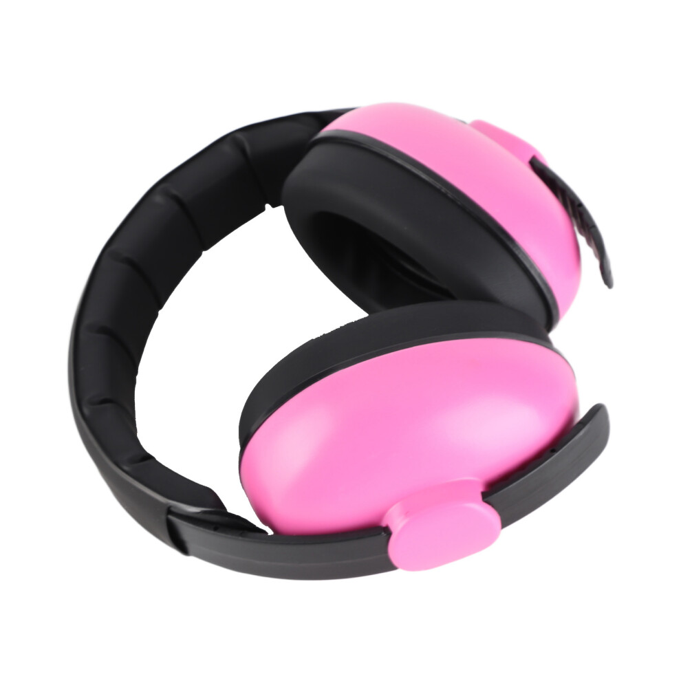 Rose Red Industrial Earmuffs Nrr 31Db Noise Reduction Portable Hearing Protection 4901332057693