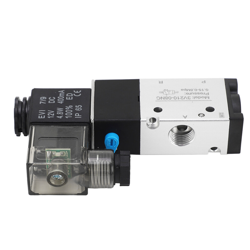 High Frequency 1/4In Npt Pneumatic Solenoid Valve Dc12v Ip65 9401332059505