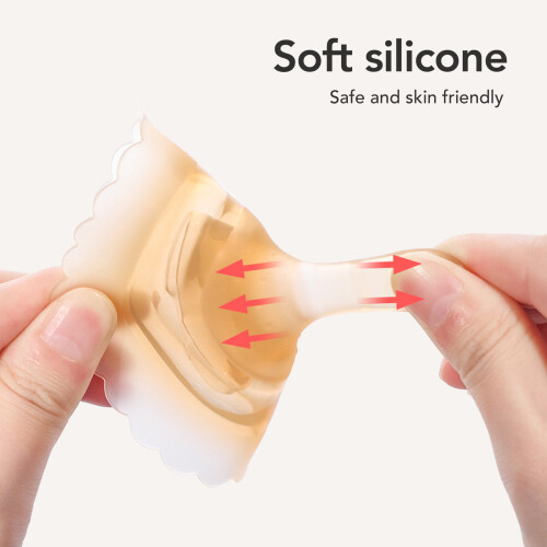 Double Layer Silicone Nipple Shields - Prevent Cracking and Discomfort 2