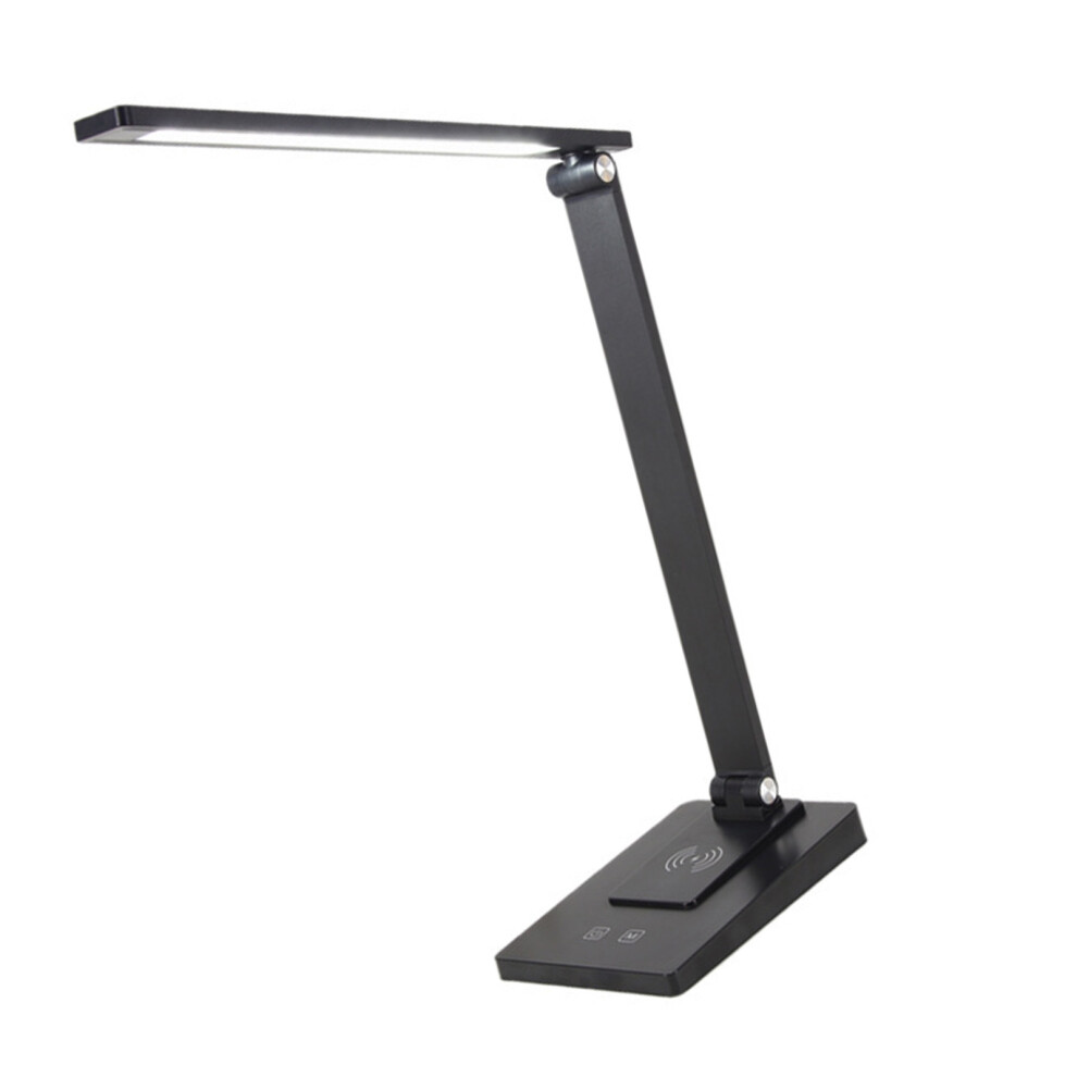 LED Desk Lamp with 3-Level Dimming, USB Wireless Charging, Metal, Foldable-image-OPC-PJB7XZ2-NEW