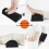 Half Moon Pillow Black Memory Foam Leg Elevation 5