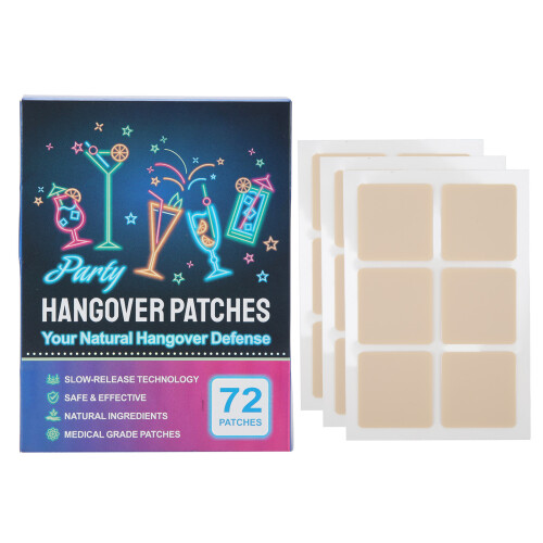72pcs Hangover Stickers Non-Woven Wake Refreshed 1