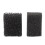 2PCS Black Stipple Sponge Beard & Scar Makeup Tool for Special Effects 1