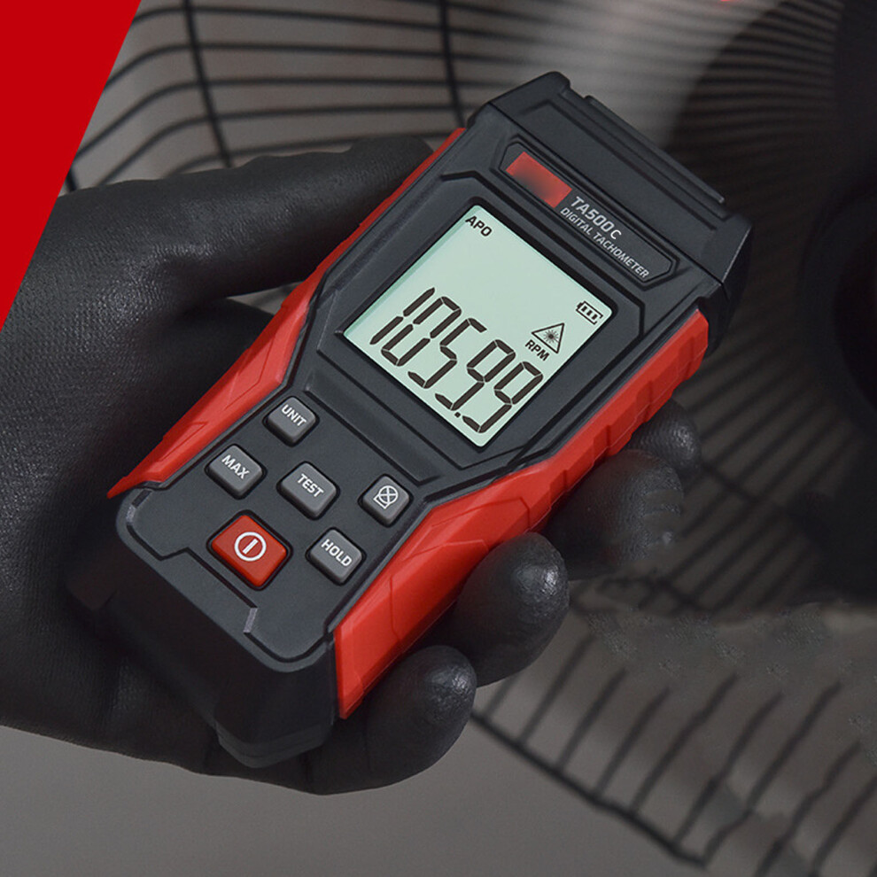 Digital Laser Tachometer Rpm Gauge Model Ta500c With 6-Digit Display 6911332062700
