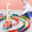 60 Pcs Domino Train Blocks Set Automatic Laying 6