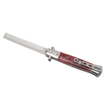 Automatic Switchblade Comb Men Pocket Comb for Hair Beard Moustache