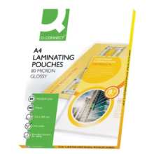 Q-Connect A4 Laminating Pouch 160 Micron (Pack of 100)