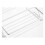 2-Tier Countertop Storage Rack, Iron Wire, White 12