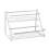 2-Tier Countertop Storage Rack, Iron Wire, White 1