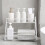 2-Tier Countertop Storage Rack, Iron Wire, White 9