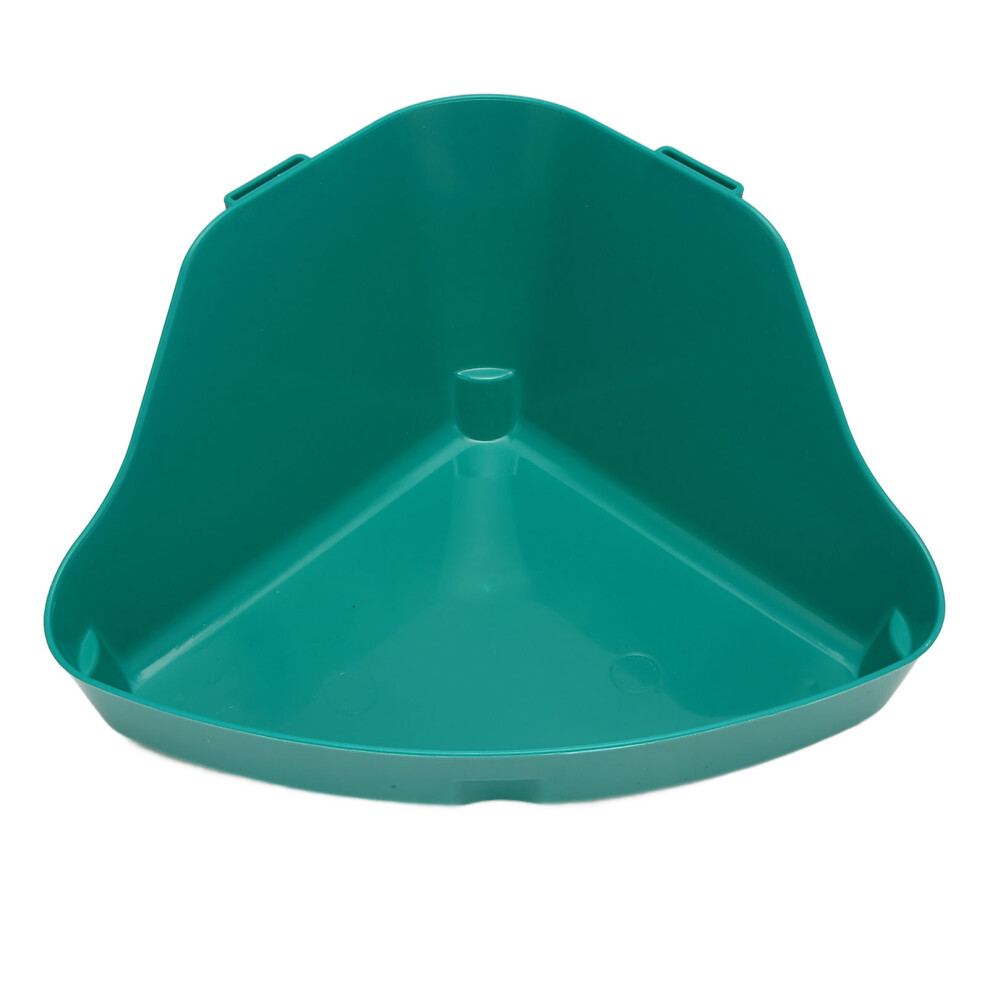 Fan-Shaped Corner Litter Box for Guinea Pigs & Ferrets | Easy Clean