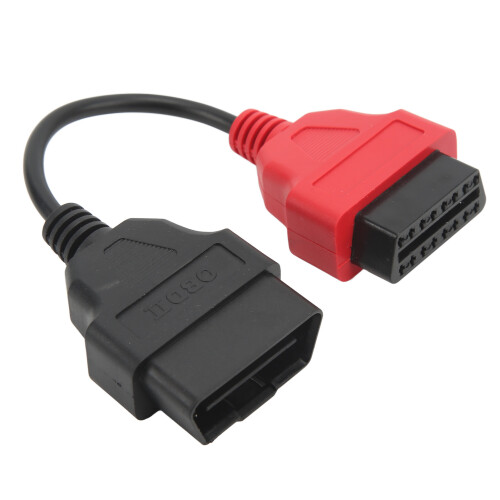 OBD2 Scanner Adaptor Cable Red SRS Diagnostic 2