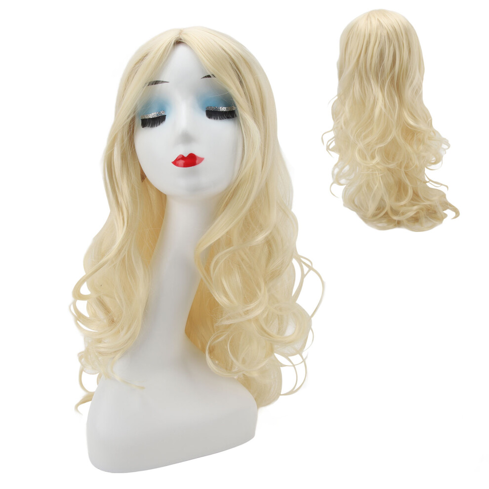 Durable High Density Blond Wig Perfect for Cosplay & Daily Wear