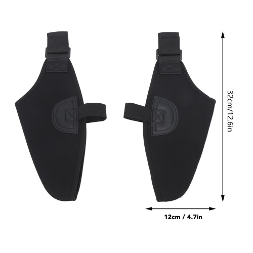 Durable Neoprene Ski Boot Covers - Windproof Keep Warm Outdoors 1
