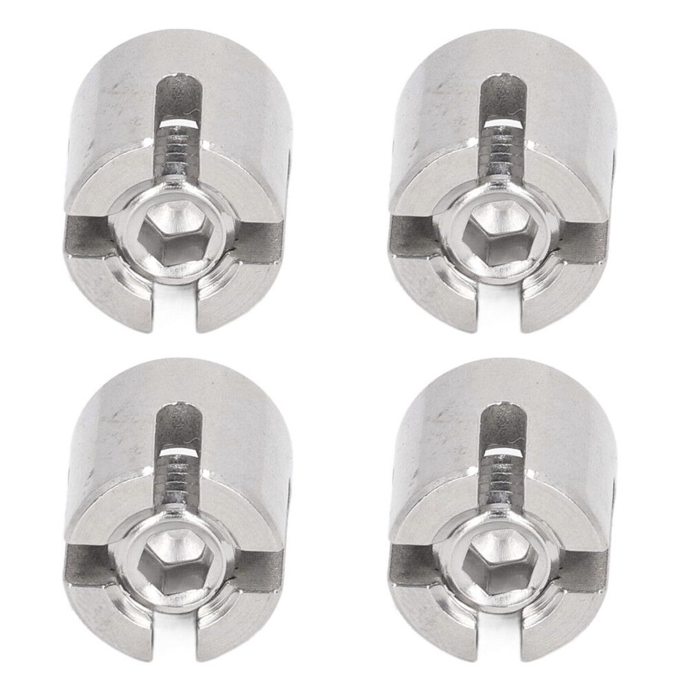 10 Cross Wire Rope Clips M10 316 Stainless Steel For 3Mm Railing Cables 5001332068411