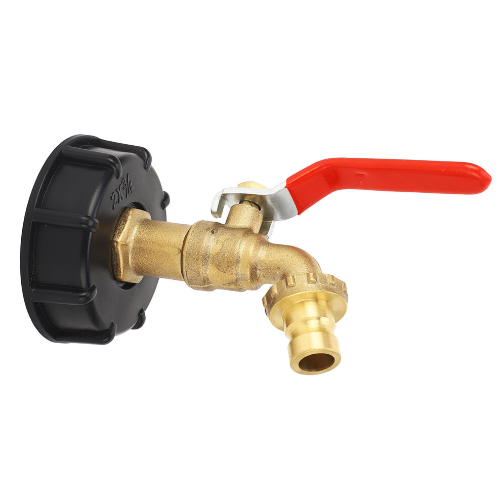 Ibc Tote Adapter 3/4In Brass Coarse Thread For 275-330 Gallon Water Tanks 6951332068432