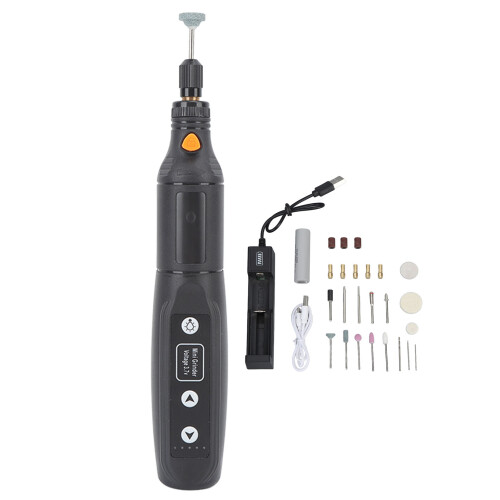 5-Speed 3.7V Copper Mini Rotary Tool USB 2000mAh 1