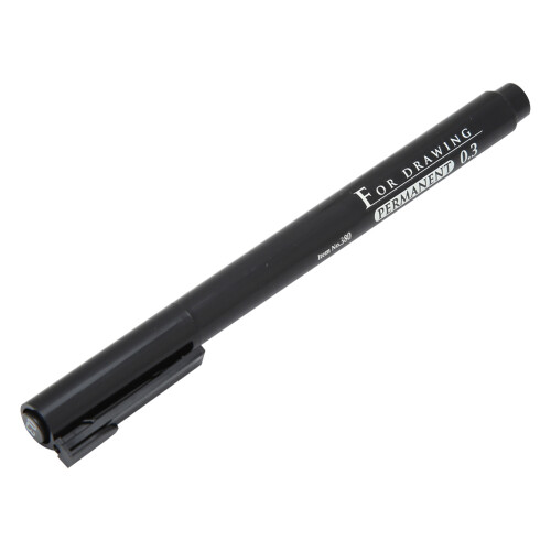 Black Oily Ink Micron Liner Fine Tip Marker Pens 1