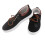 Men Canvas Flat Shoes Rubber Sole Black 42 EU 14