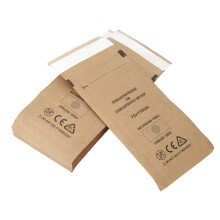 100 Stück Selbstversiegelnde Dental- & Nagelreinigungstüte 75x150mm Papier Hygieneverschlussbeutel