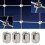 Cross Cable Clamps 316 Stainless 10Pcs 3mm Pack 16