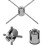10Pcs Cross Cable Clamp M8 3mm / 0.12in Stainless 4