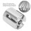 10Pcs Cross Cable Clamp M8 3mm / 0.12in Stainless 7