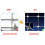 10Pcs Cross Cable Clamp M8 3mm / 0.12in Stainless 5