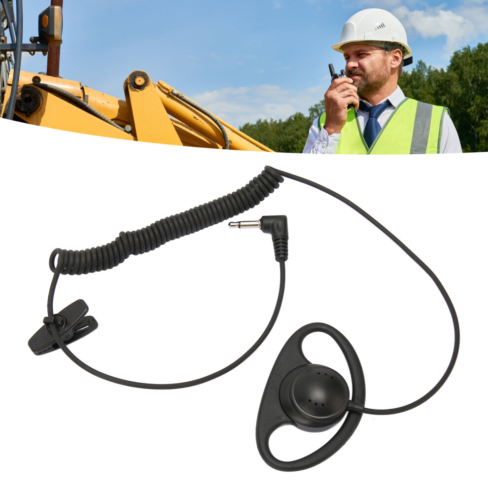 D Shape Ear Hook Earphone 3.5Mm Single Side Earpiece For Mp3 Mp4 Cell Phone Use 3431332072590