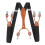 Black Heavy Duty Men Suspenders Double Layer Adjustable Elastic 9