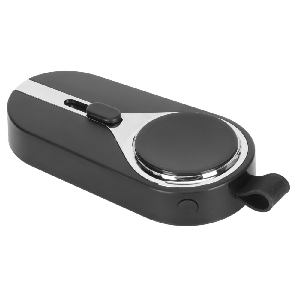 2-In-1 2000Mah Keychain Power Bank & Ios Watch Wireless Charger Black 9481332074180