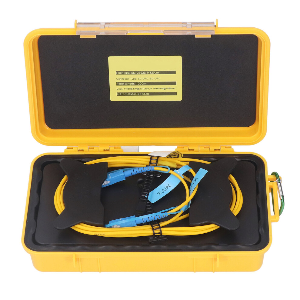 Otdr Launch Cable Box 1310/1550Nm 1Km Singlemode Sc‑Upc To Sc‑Upc 8401332075902