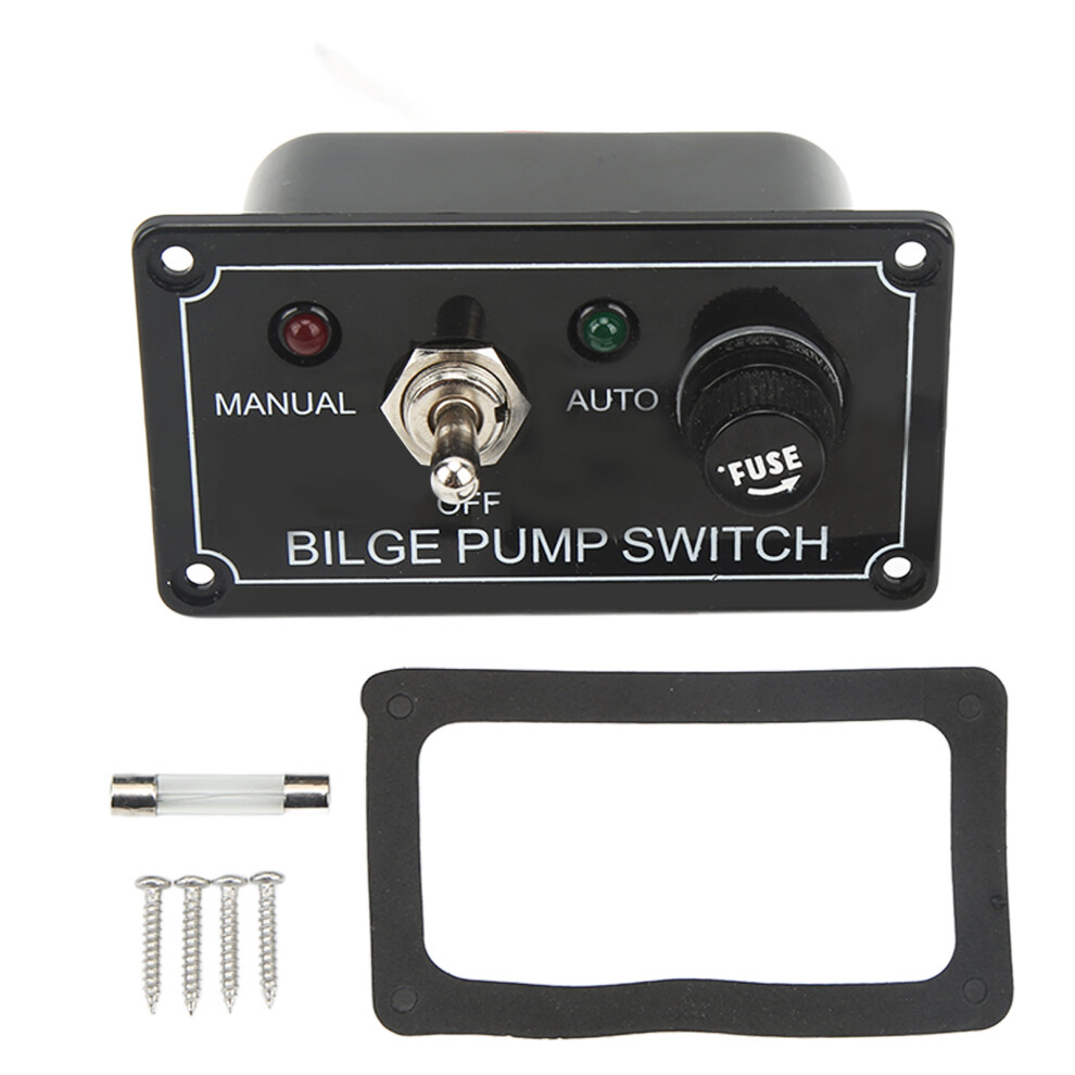 Rocker Toggle Switch Panel Bilge Pump Auto Off 9121376154584