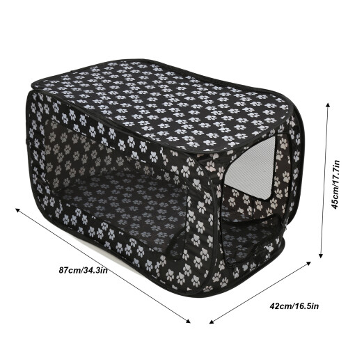 Foldable Dog Tent Pop Up 87x42x45cm Large Space 1