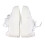 PU Leather Lace-Up Sneakers Thick Sole White 36 13