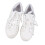 PU Leather Lace-Up Sneakers Thick Sole White 36 12
