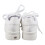PU Leather Lace-Up Sneakers Thick Sole White 36 7