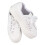 PU Leather Lace-Up Sneakers Thick Sole White 36 16