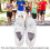 PU Leather Lace-Up Sneakers Thick Sole White 36 4