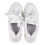 PU Leather Lace-Up Sneakers Thick Sole White 36 1