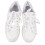 PU Leather Lace-Up Sneakers Thick Sole White 36 3