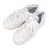 PU Leather Lace-Up Sneakers Thick Sole White 36 15