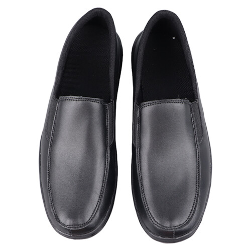 Thick-Soled Slip-On Shoes Black 38 PU Leather EVA 2