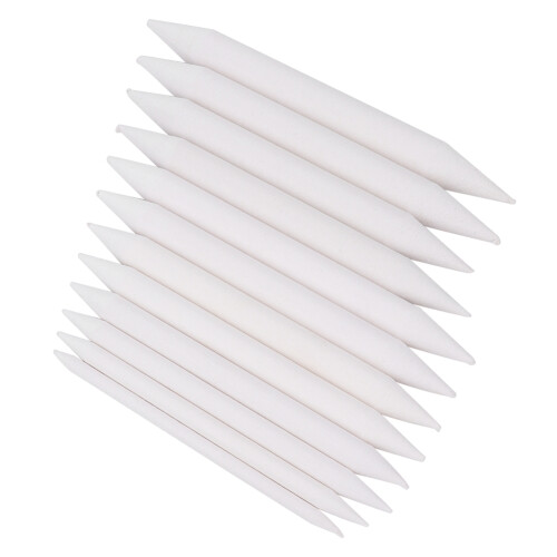 12 Pcs White Paper Pen Blending Stumps Sketch Rub 2