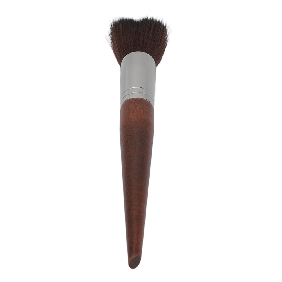 Fishtail Head Contour Brush for Face & Hair Makeup, Fiber & Wood